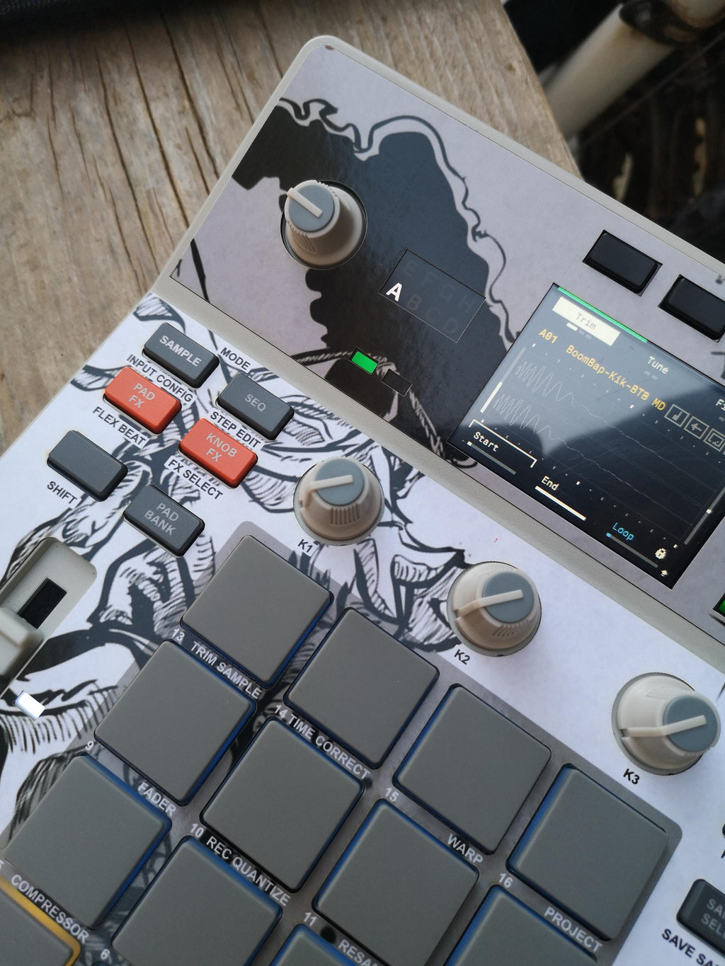 Afro Samurai 01 - AKAI MPC Sample Skin