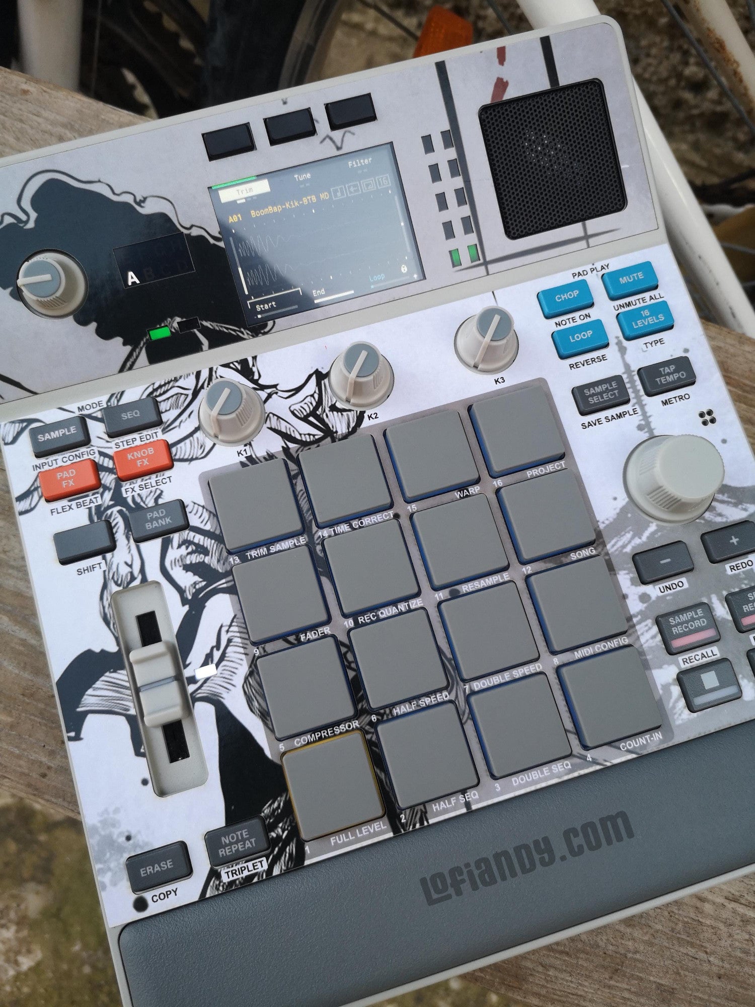 Afro Samurai 01 - AKAI MPC Sample Skin - Lofi Andy
