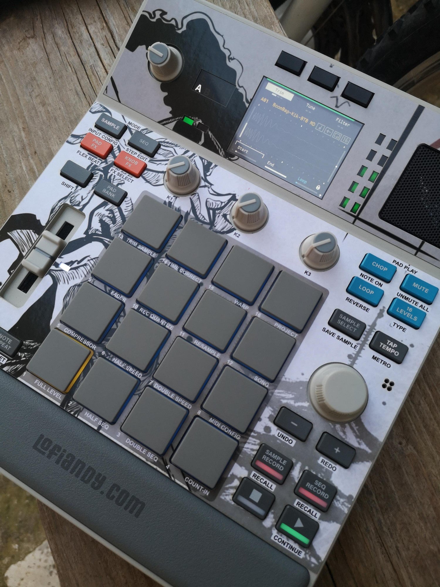 Afro Samurai 01 - AKAI MPC Sample Skin - Lofi Andy