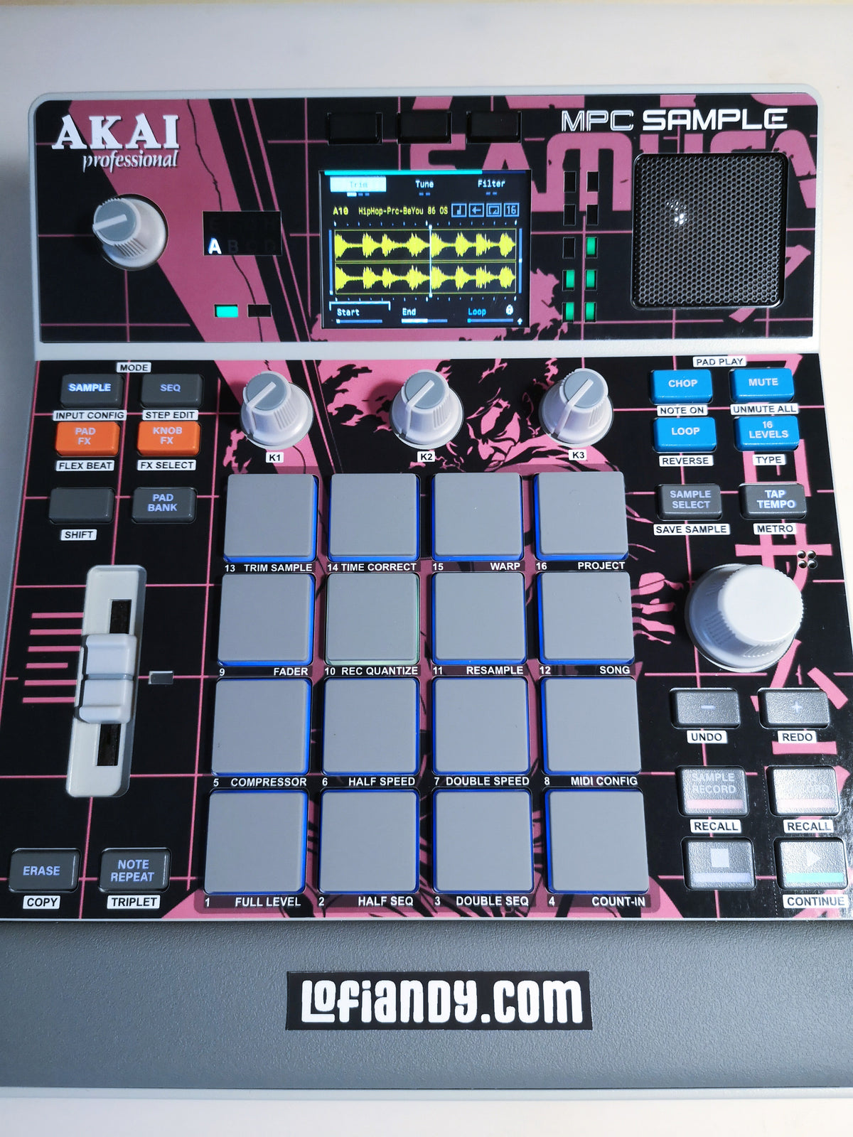 Afro Samurai 02 - AKAI MPC Sample Skin - Lofi Andy