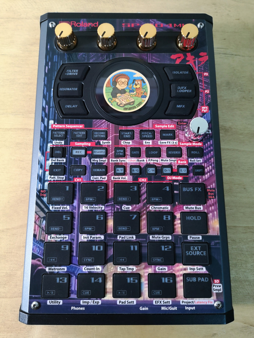 AKIRA - Roland SP-404 MKII Skin - Lofi Andy