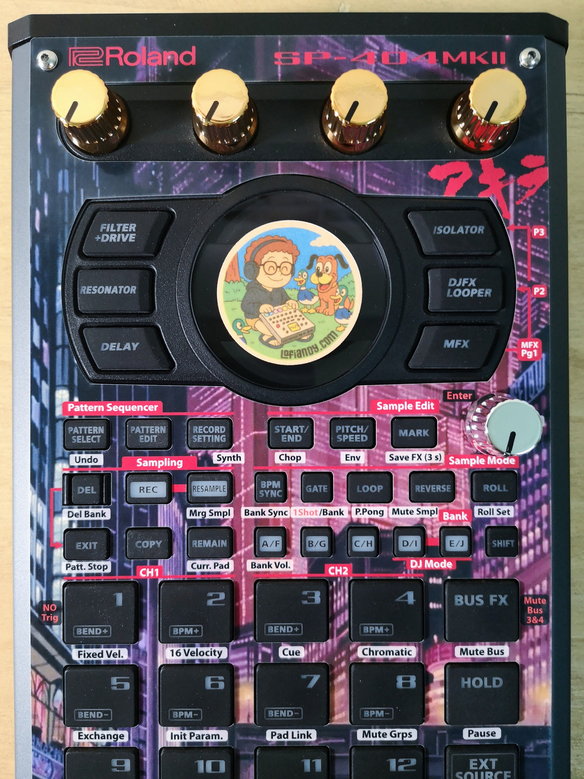 AKIRA - Roland SP-404 MKII Skin - Lofi Andy
