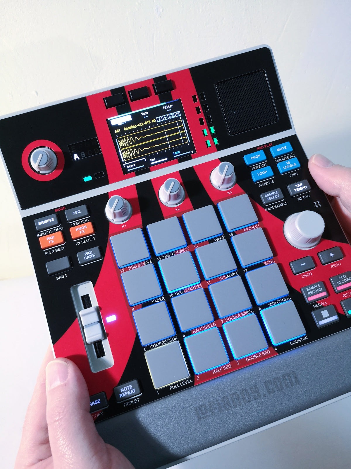 ATARI 02 (black) - AKAI MPC Sample Skin - Lofi Andy