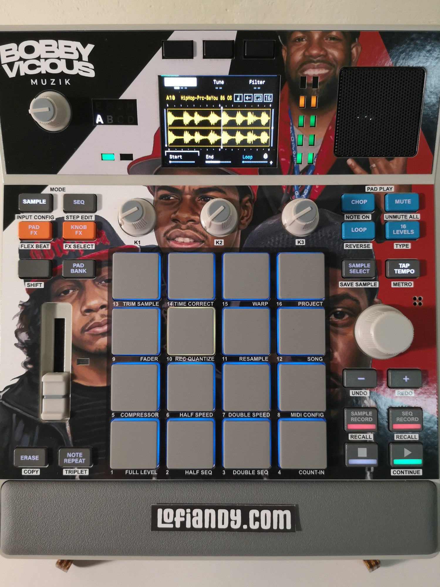MPC Sample Custom Skin - Lofi Andy