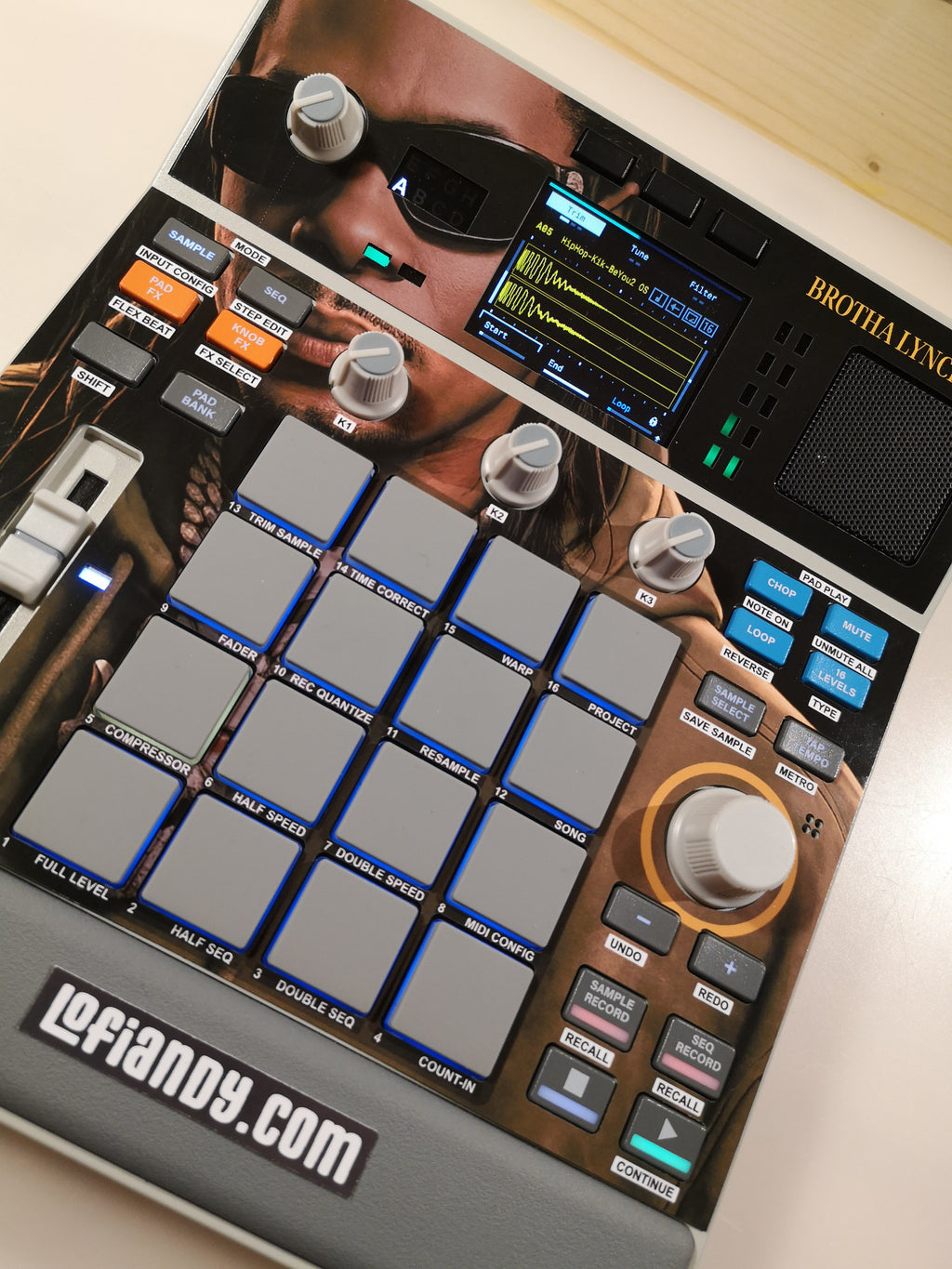 MPC Sample Custom Skin - Lofi Andy