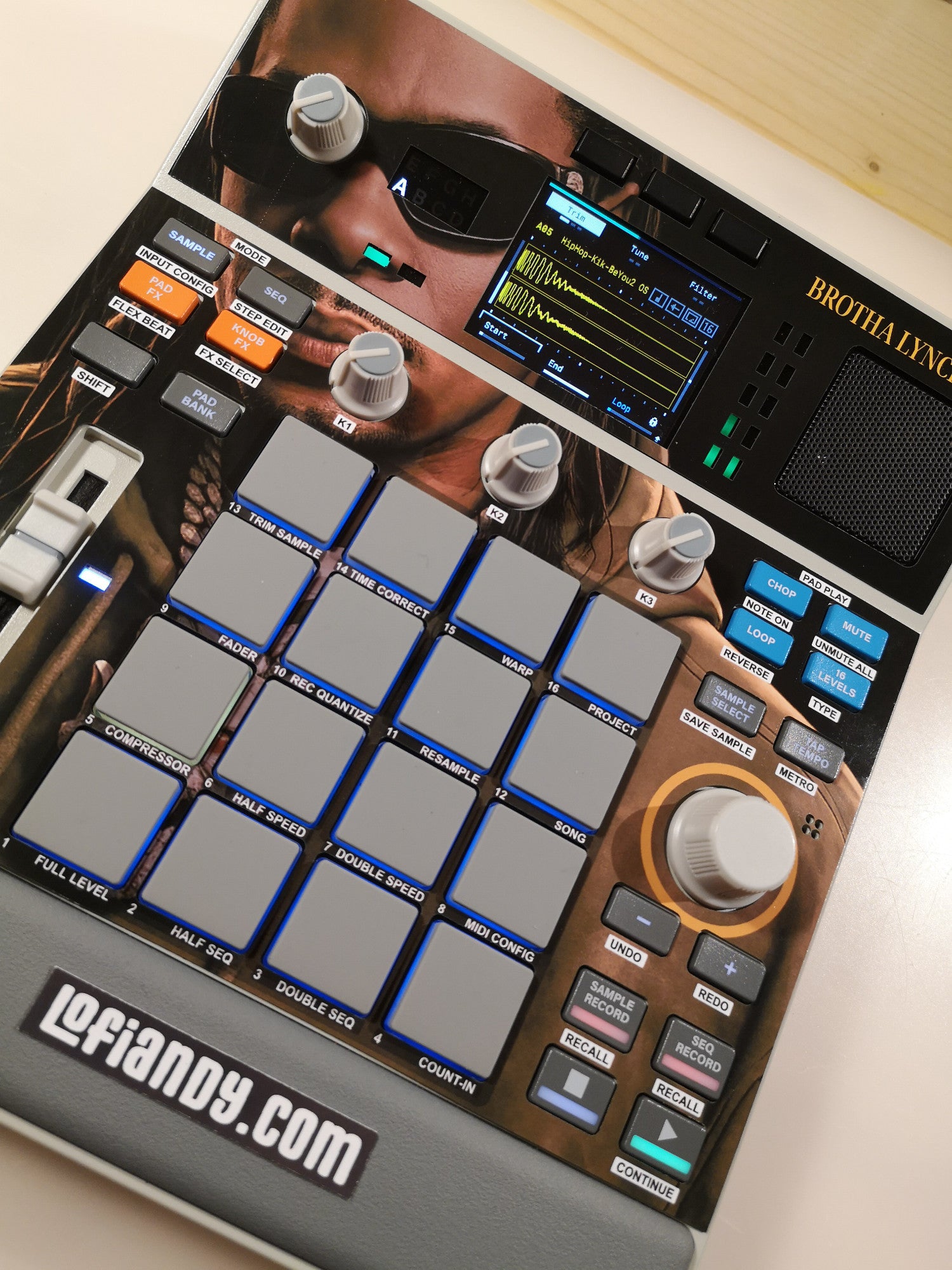 MPC Sample Custom Skin - Lofi Andy