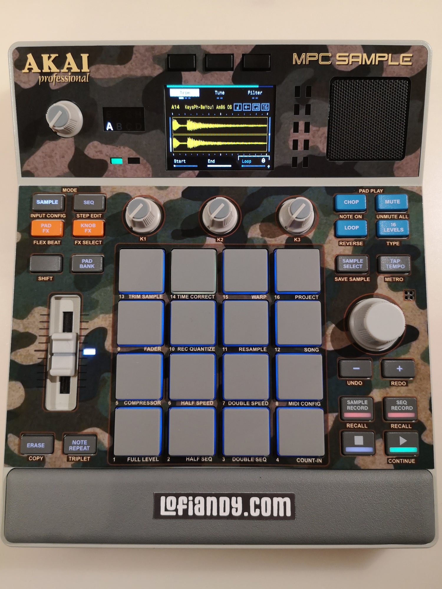 Camouflage Green - AKAI MPC Sample Skin