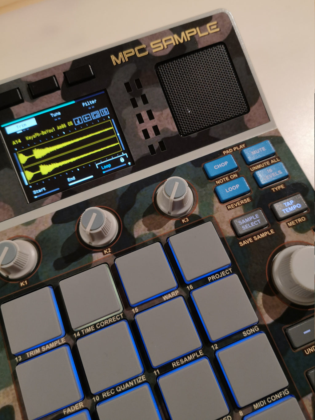 Camouflage Green - AKAI MPC Sample Skin