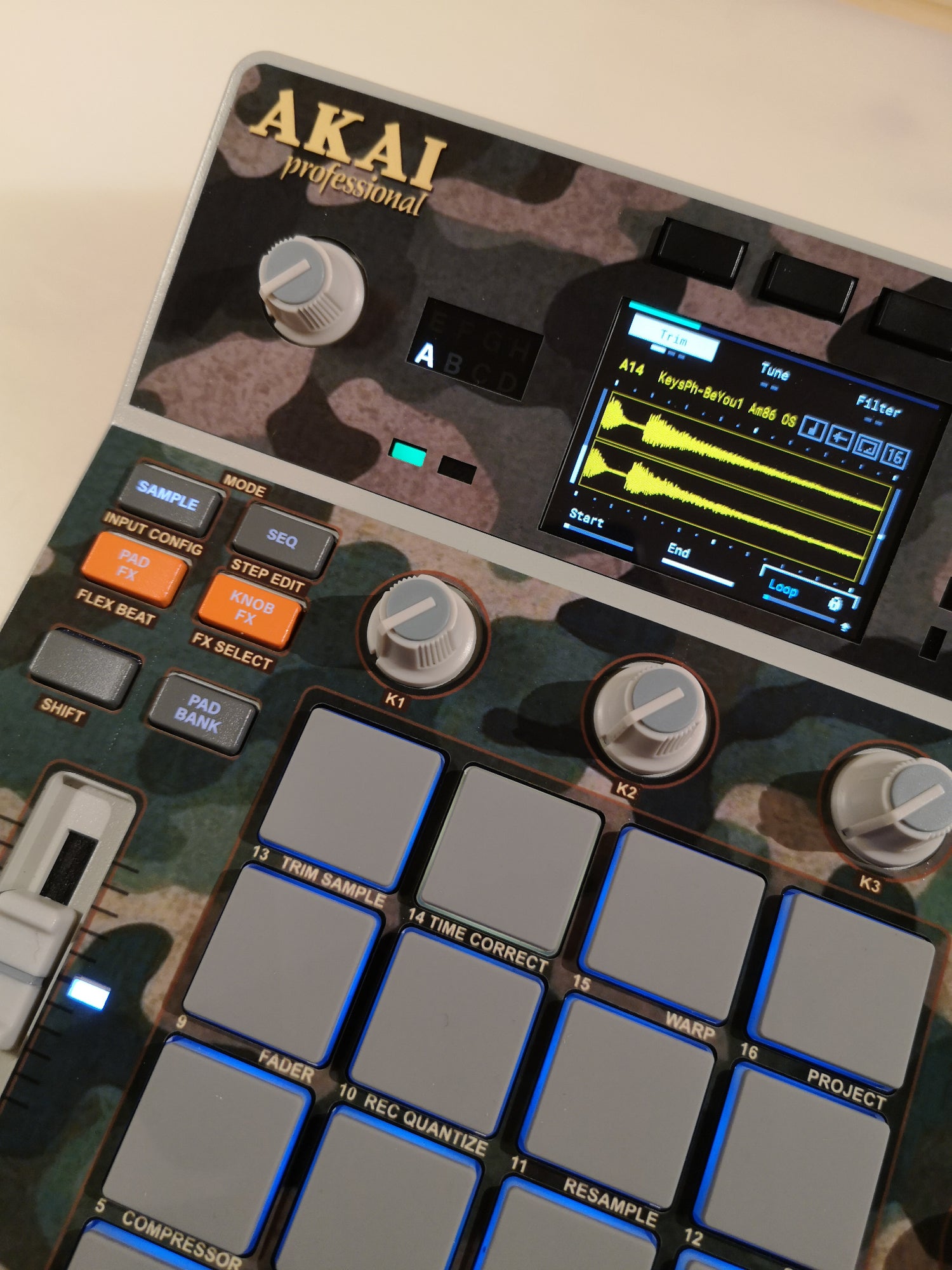 Camouflage Green - AKAI MPC Sample Skin