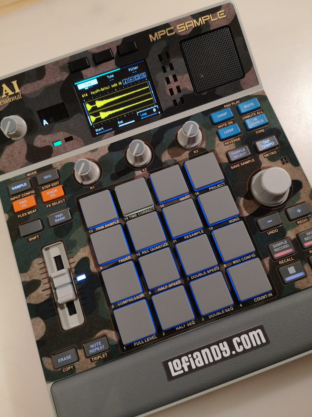Camouflage Green - AKAI MPC Sample Skin