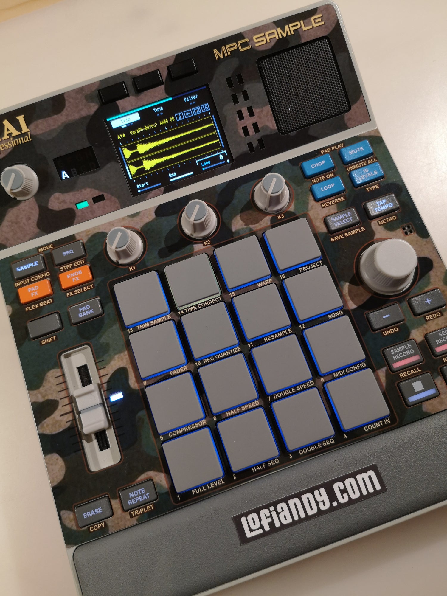 Camouflage Green - AKAI MPC Sample Skin