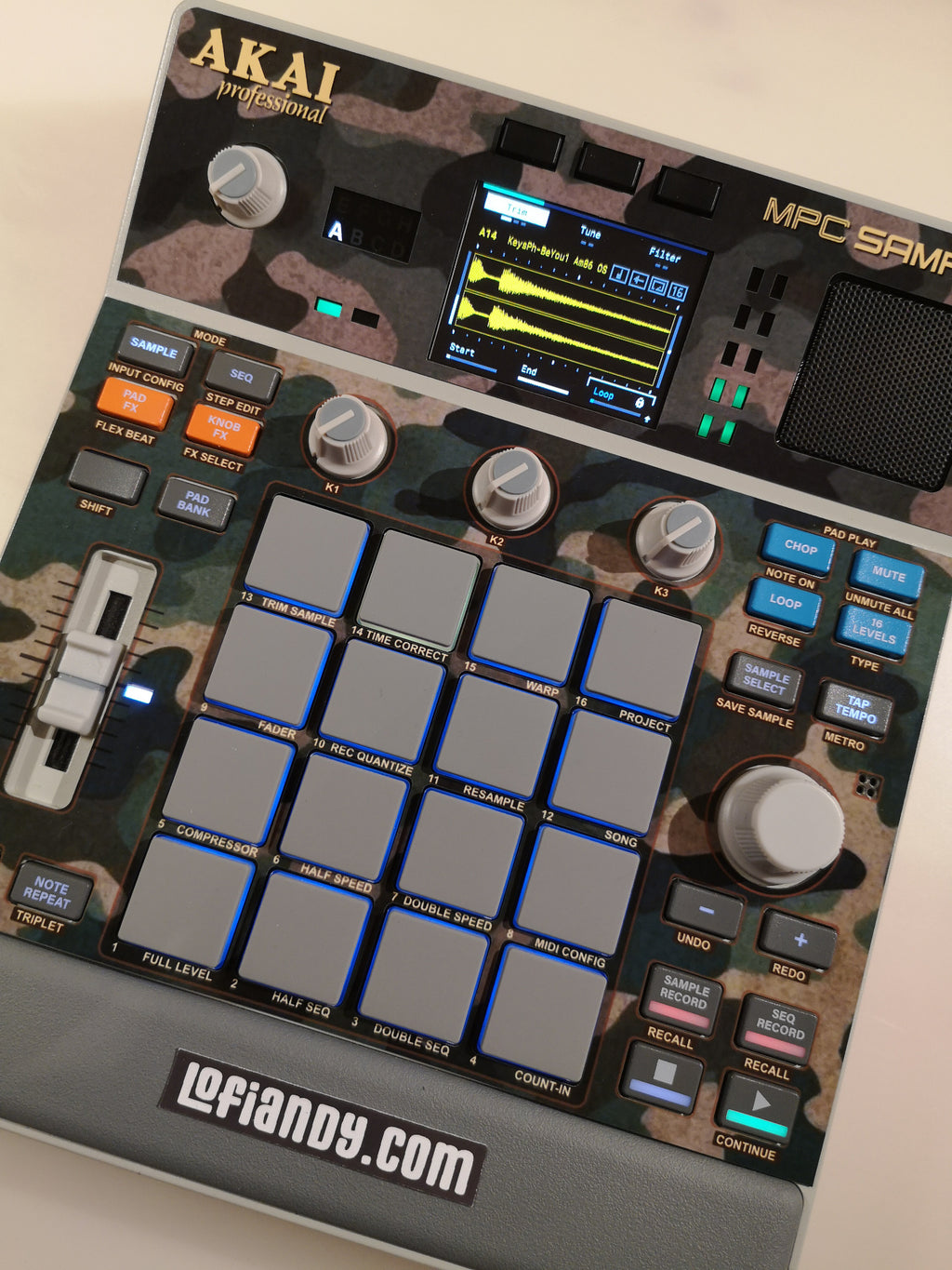 Camouflage Green - AKAI MPC Sample Skin