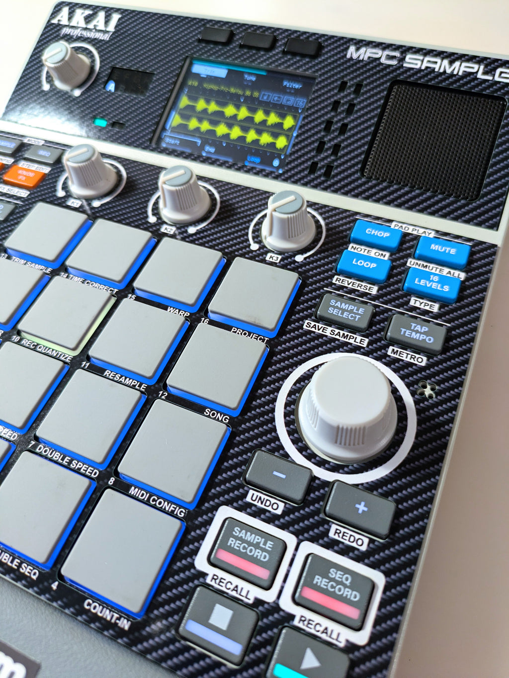 Carbon Fiber - AKAI MPC Sample Skin