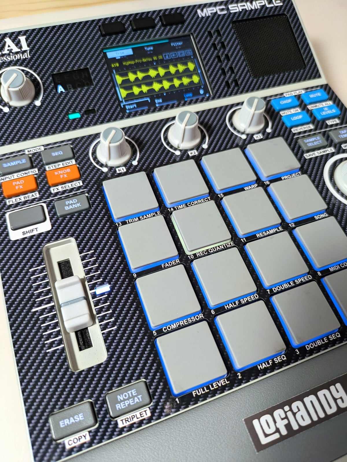 Carbon Fiber - AKAI MPC Sample Skin