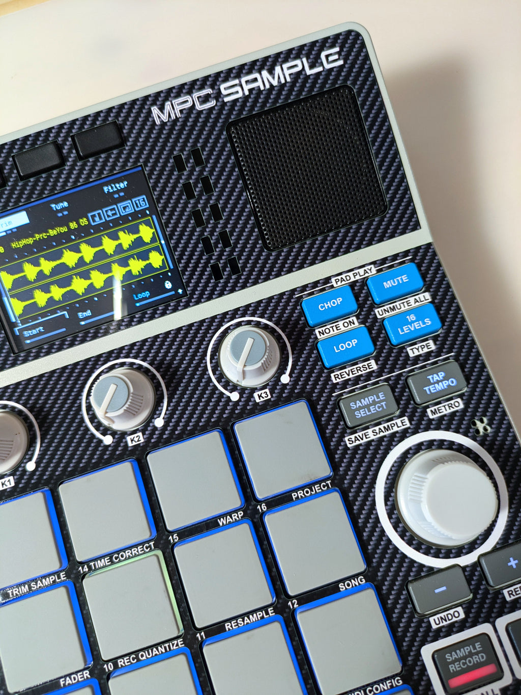 Carbon Fiber - AKAI MPC Sample Skin