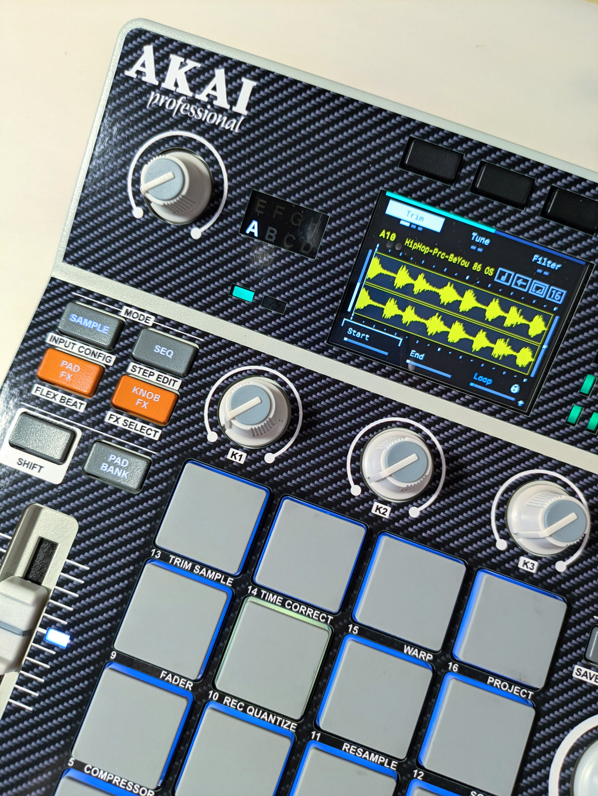 Carbon Fiber - AKAI MPC Sample Skin