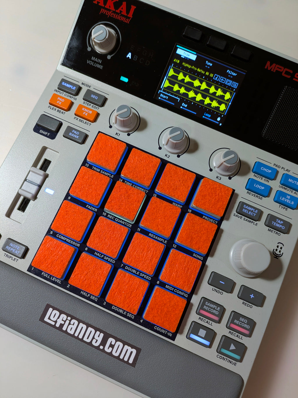 MPC Sample Colored  Felt Pads