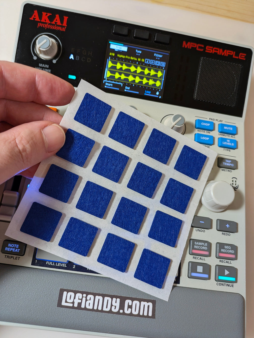 MPC Sample Colored  Felt Pads