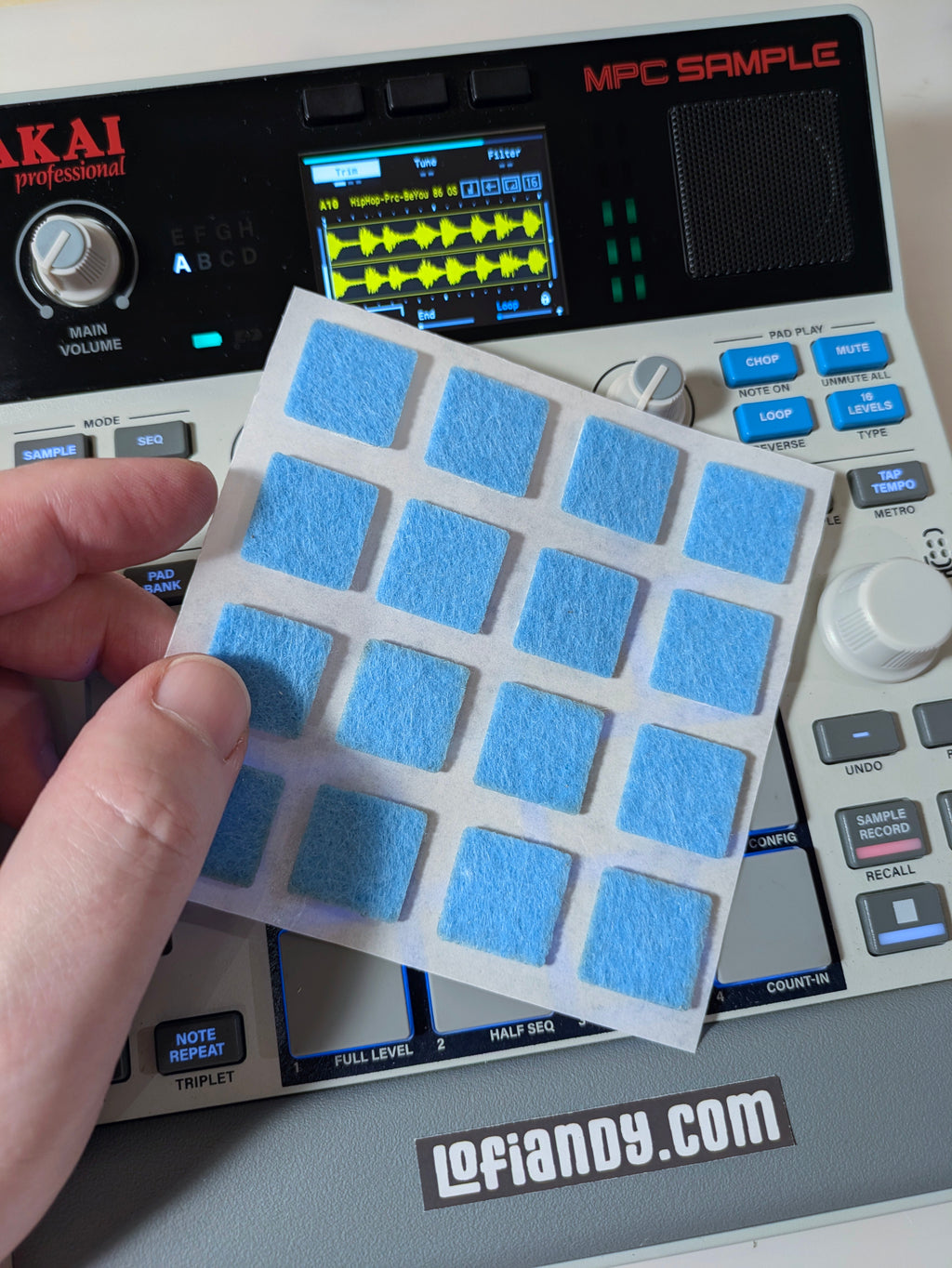 MPC Sample Colored  Felt Pads