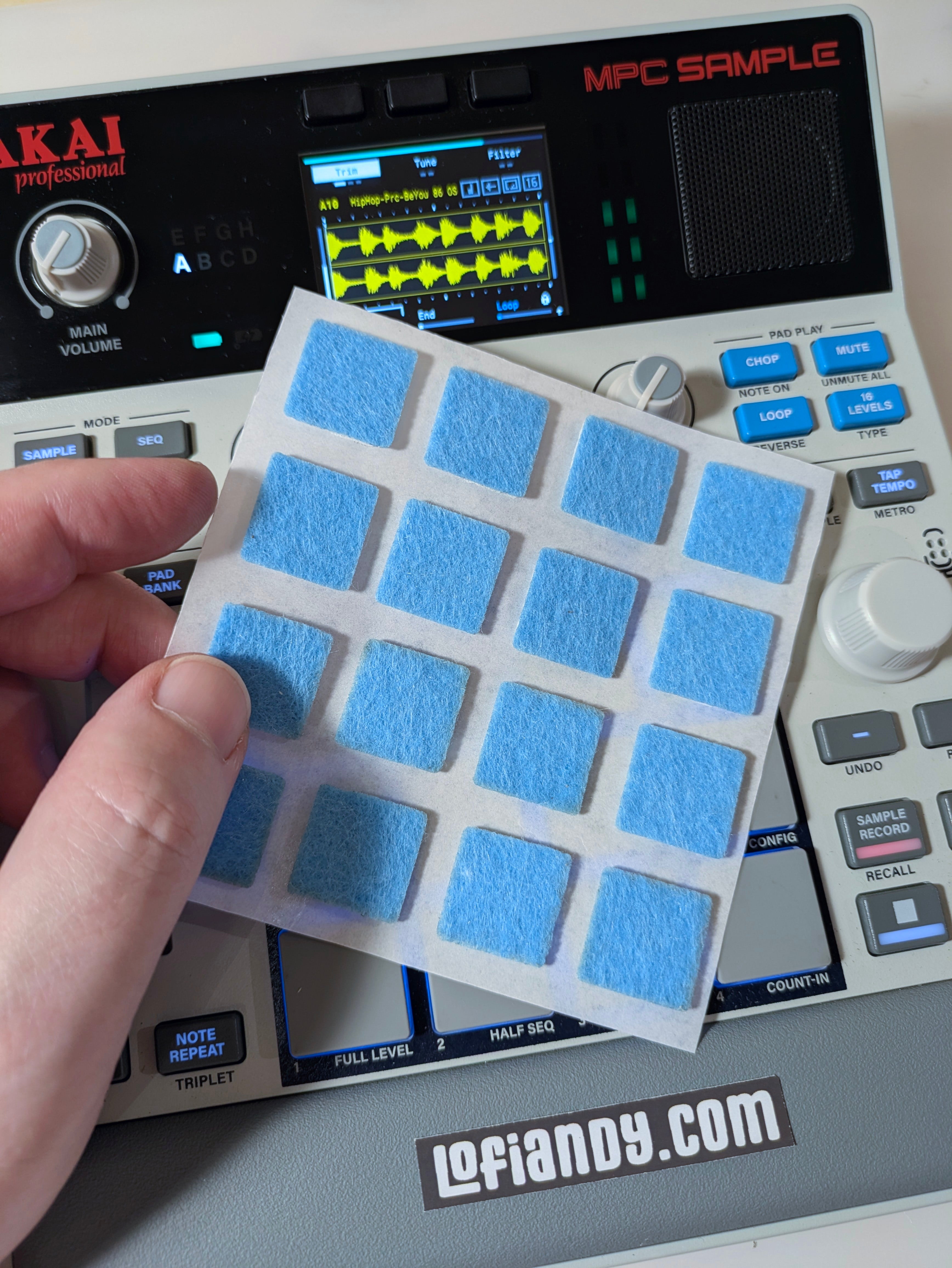 MPC Sample Colored  Felt Pads