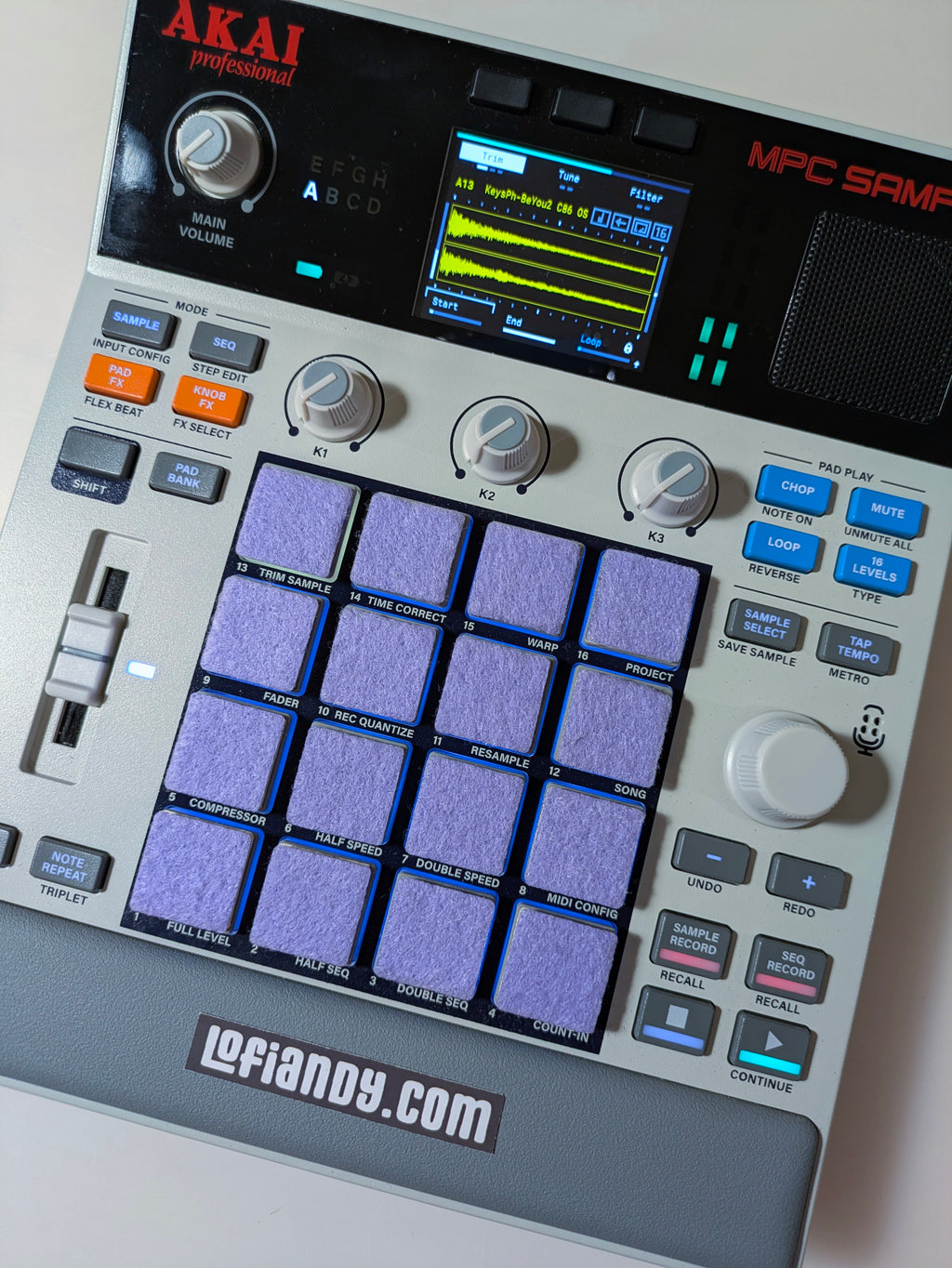 MPC Sample Colored  Felt Pads