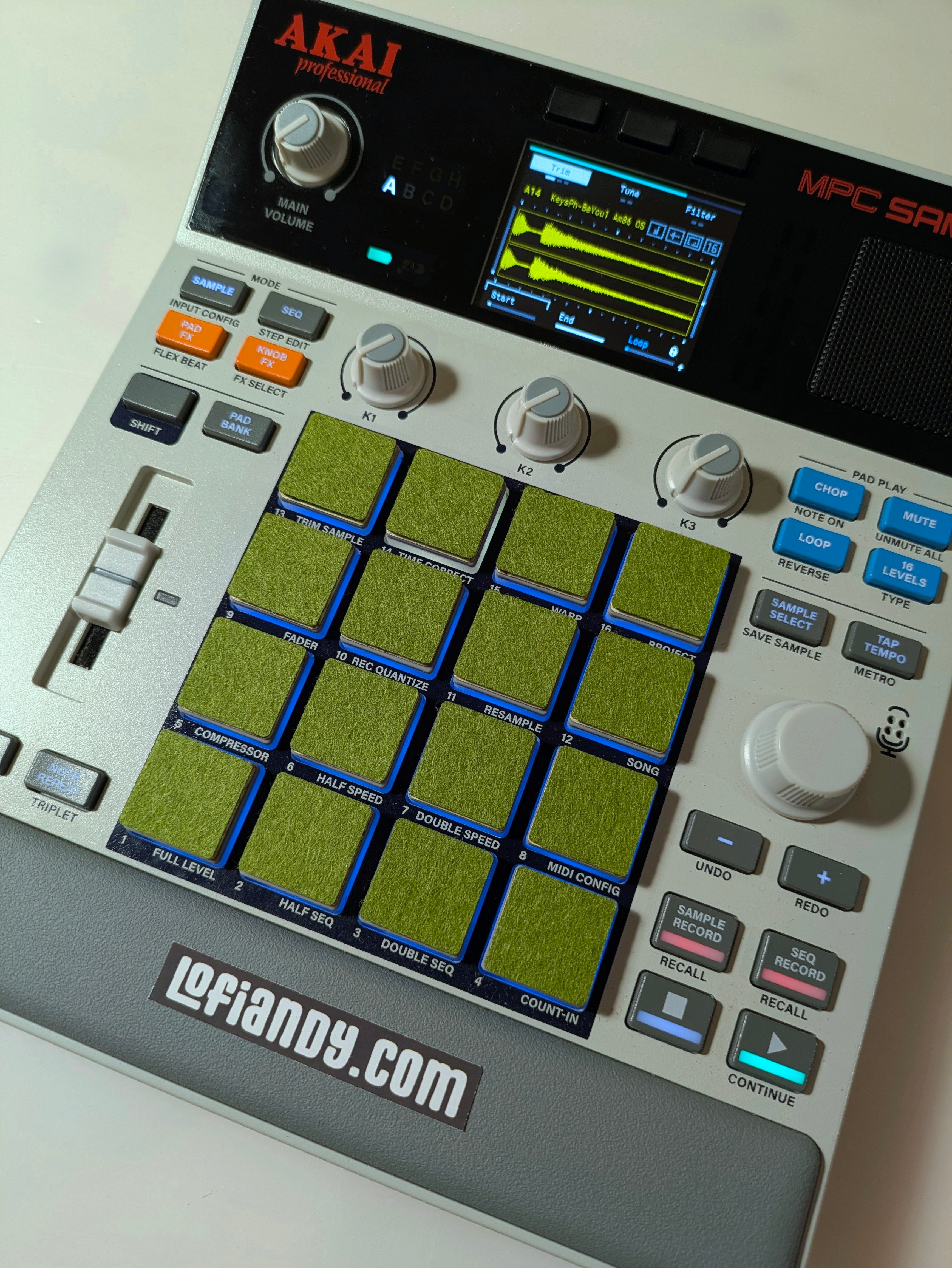 MPC Sample Colored  Felt Pads