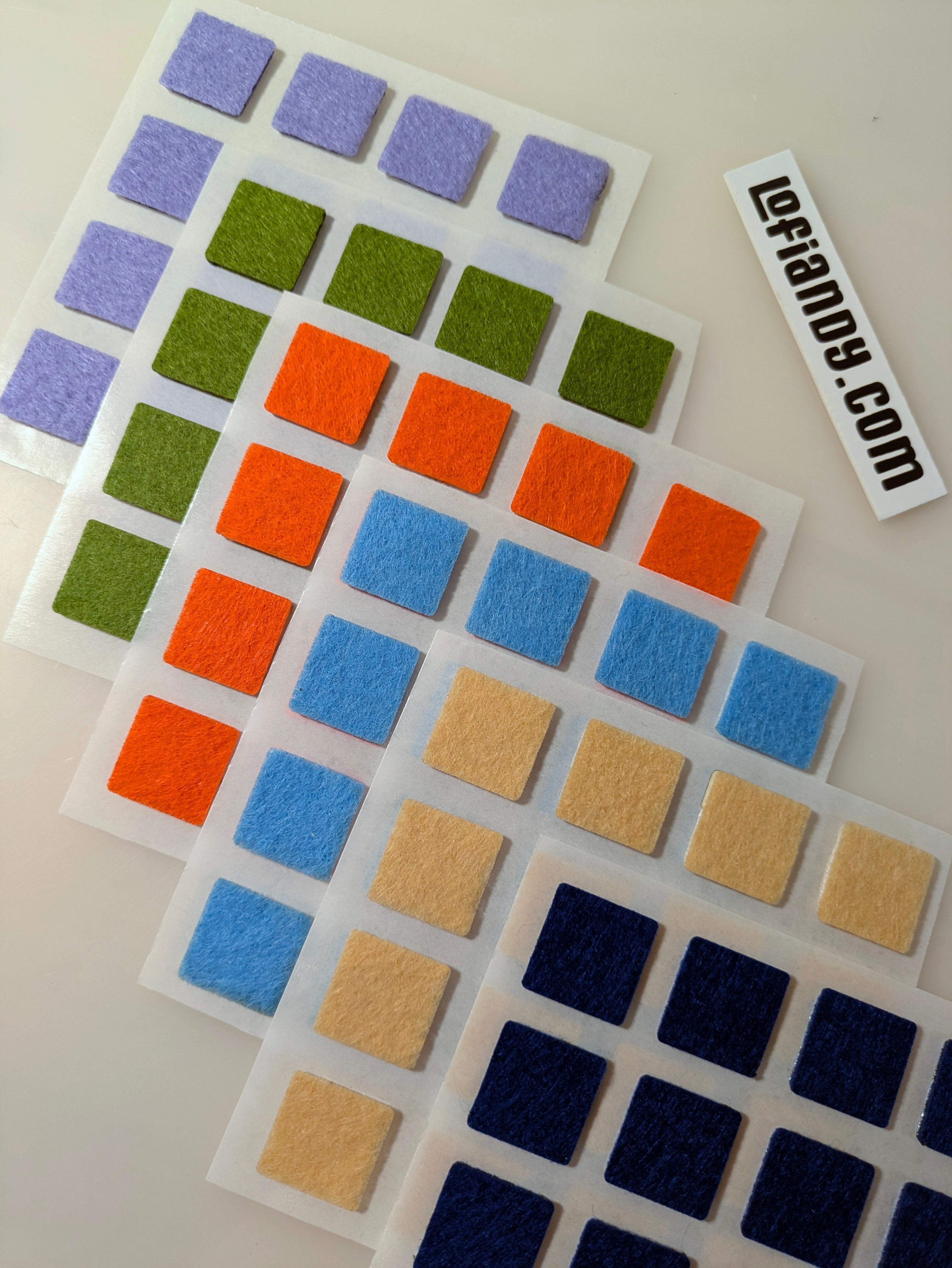 MPC Sample Colored  Felt Pads