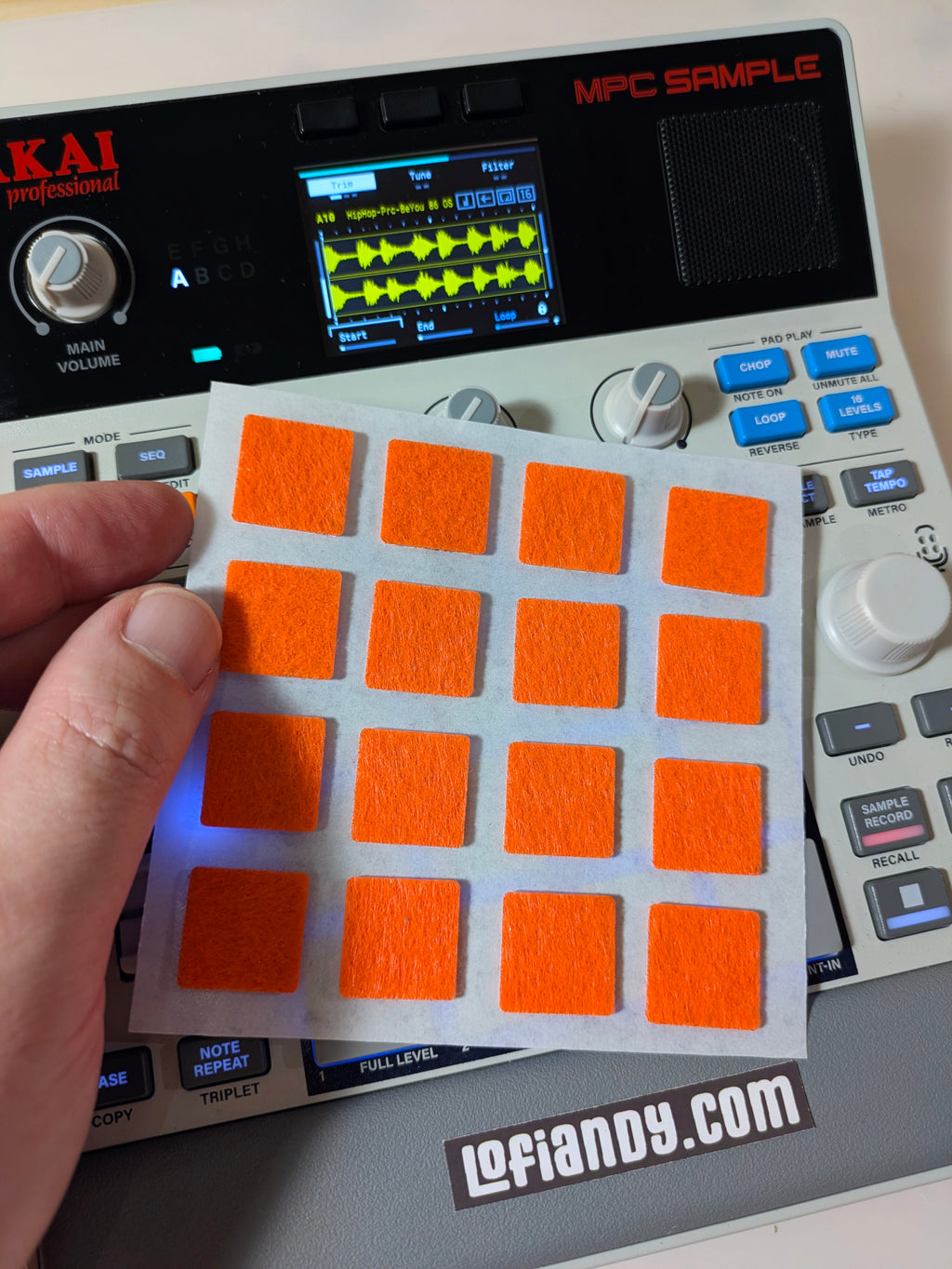 MPC Sample Colored  Felt Pads