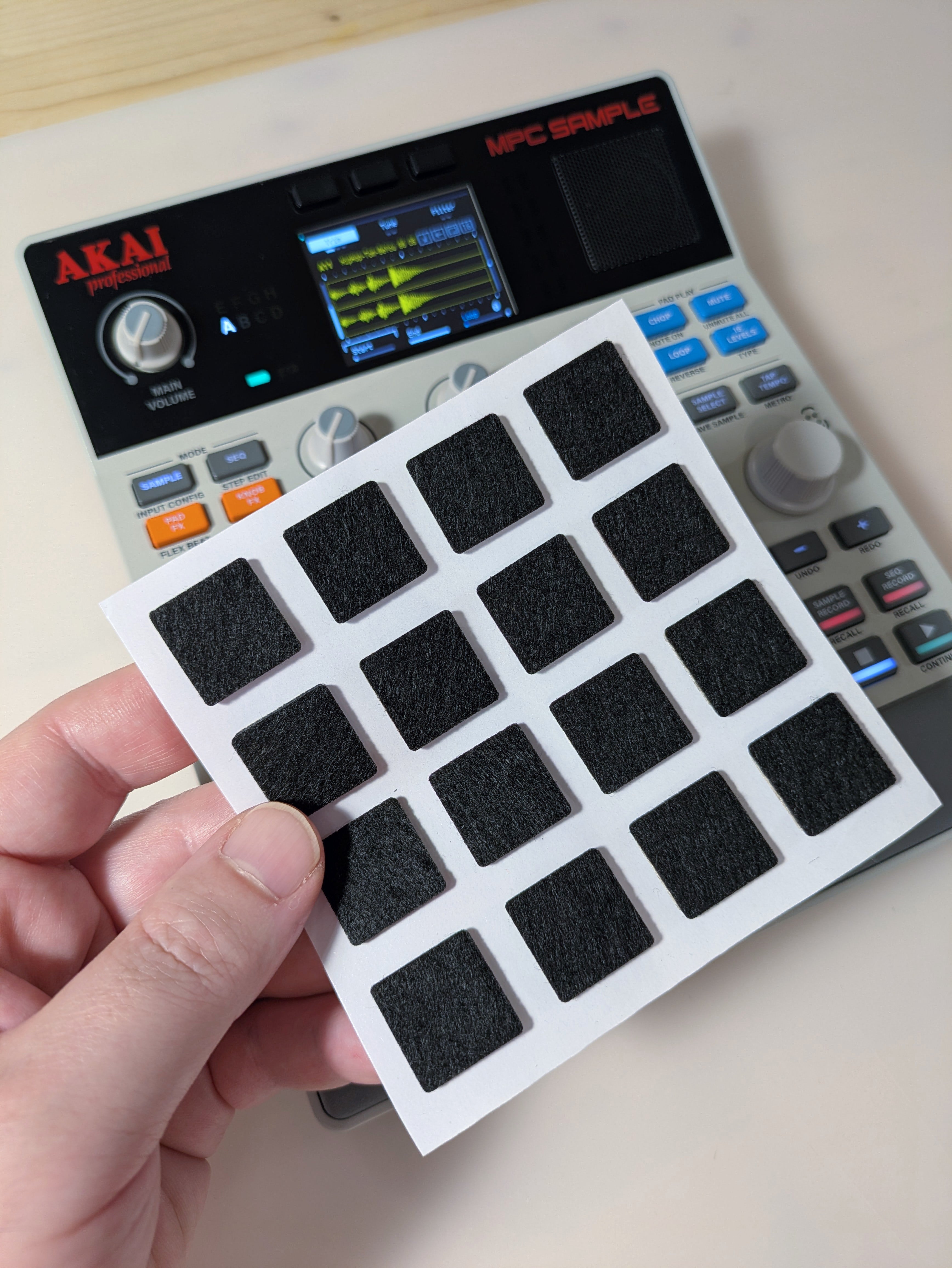 MPC Sample Colored Felt Pads - Lofi Andy