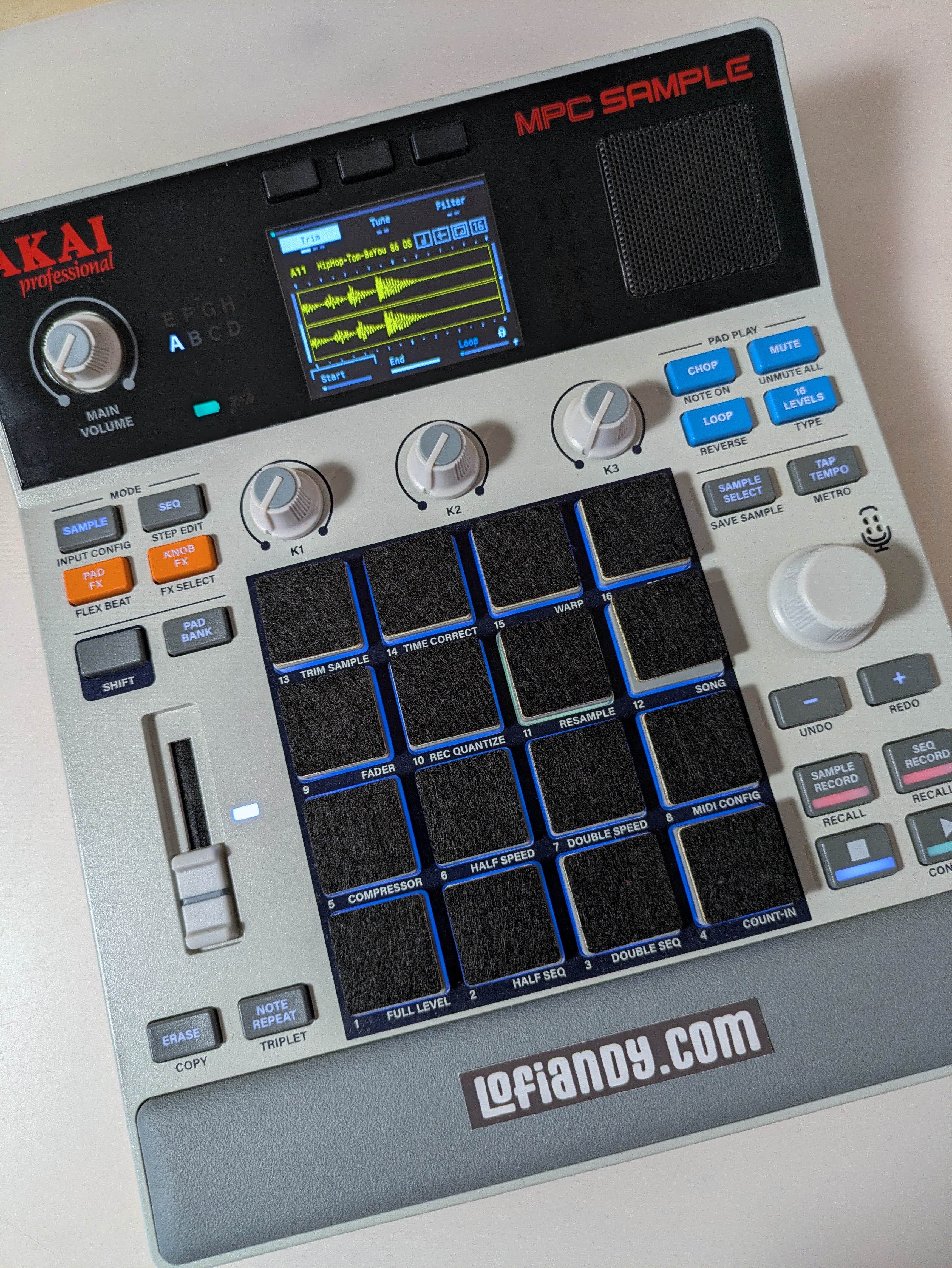 MPC Sample Colored Felt Pads - Lofi Andy