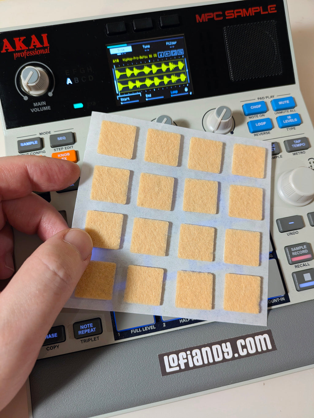 MPC Sample Colored  Felt Pads