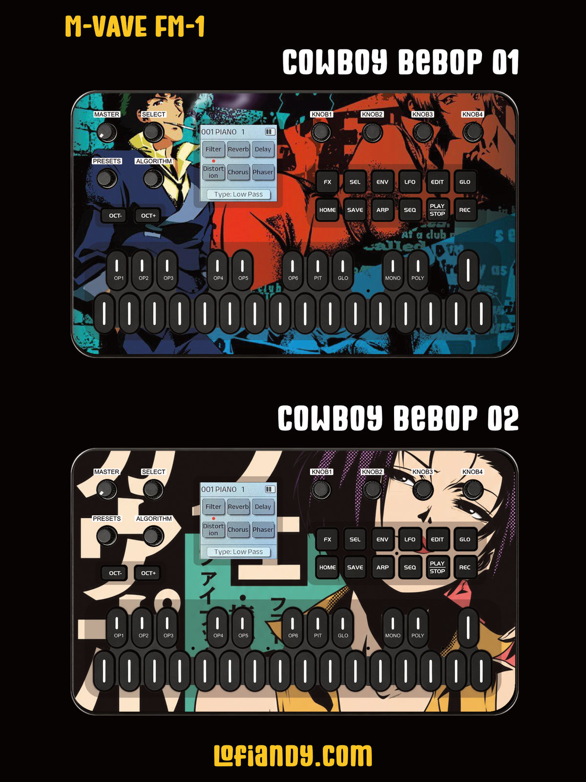 Cowboy Bebop 01-02 | M-VAVE FM-1 Skin - Lofi Andy