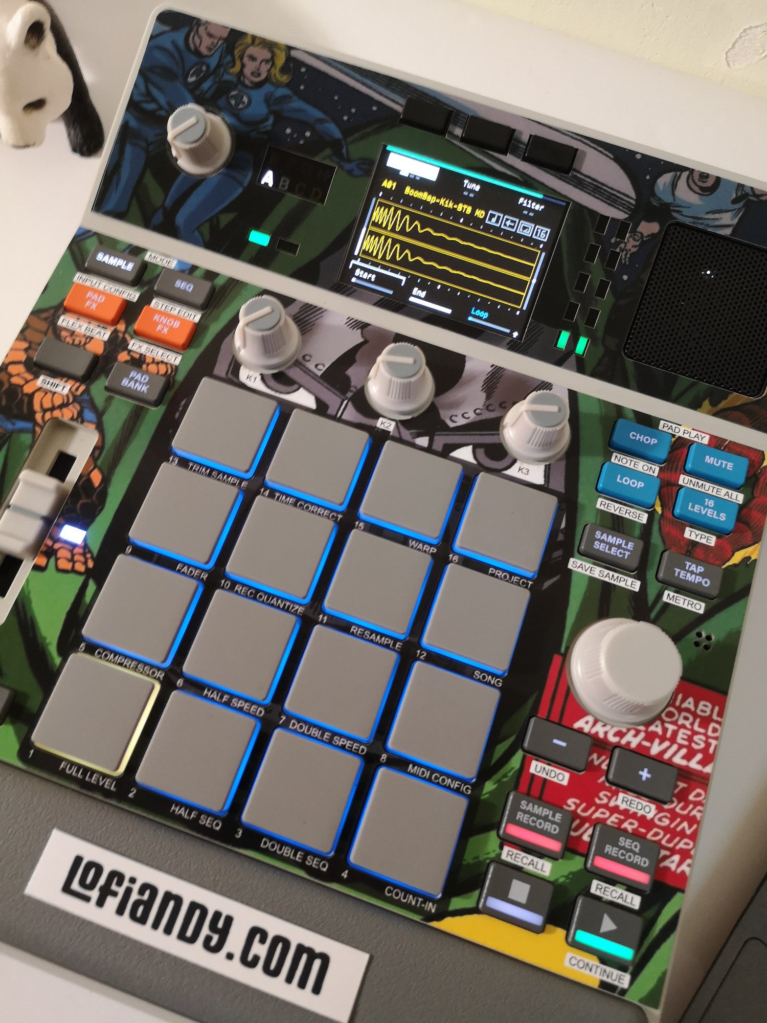 Doctor DOOM 01 - AKAI MPC Sample Skin - Lofi Andy