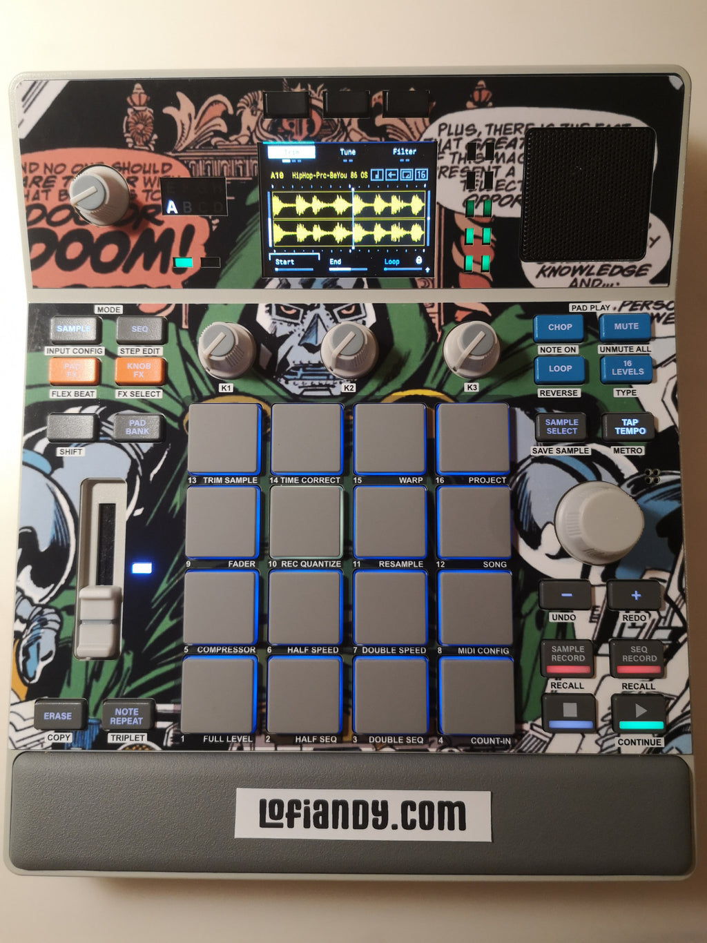 Doctor DOOM 03 - AKAI MPC Sample Skin