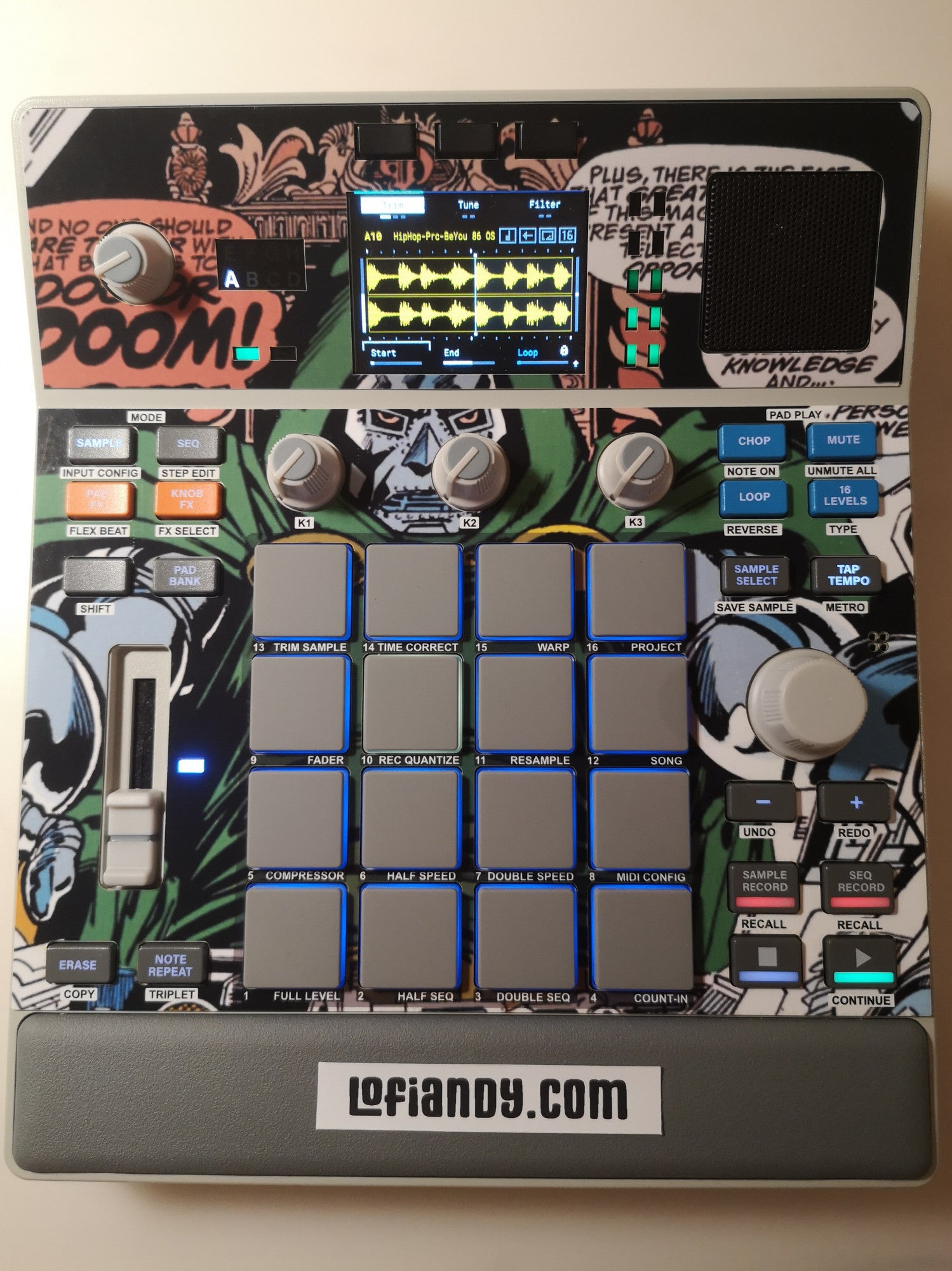 Doctor DOOM 03 - AKAI MPC Sample Skin