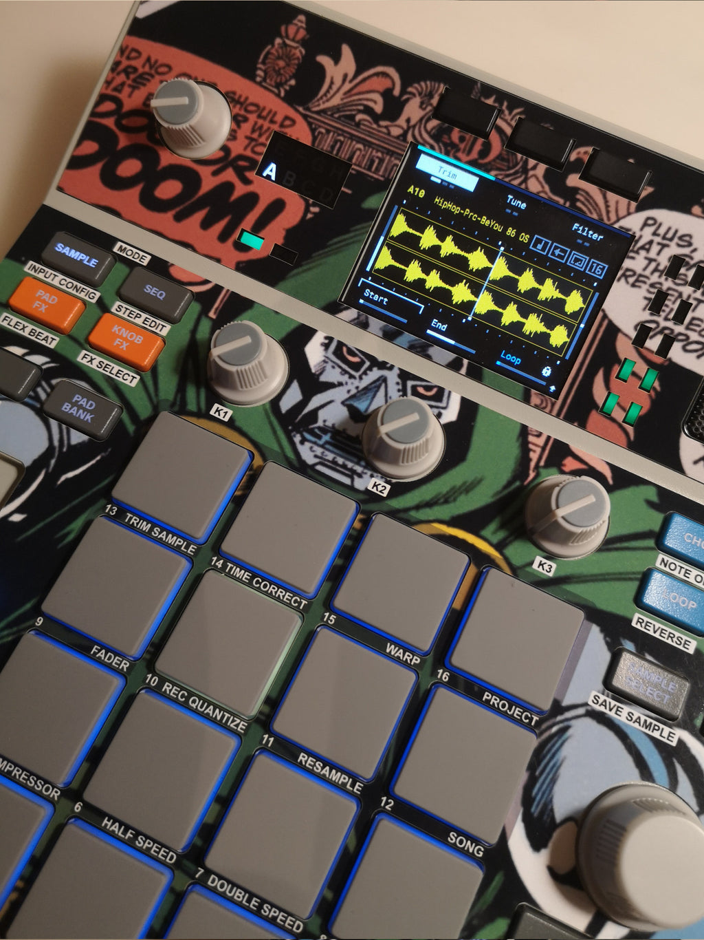 Doctor DOOM 03 - AKAI MPC Sample Skin