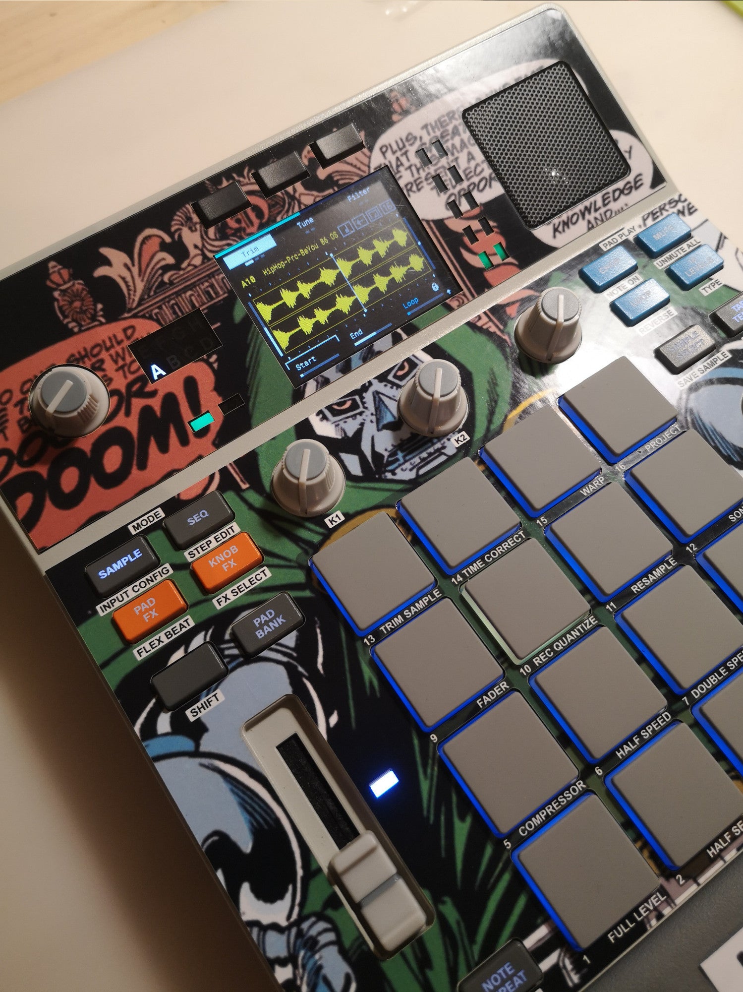 Doctor DOOM 03 - AKAI MPC Sample Skin