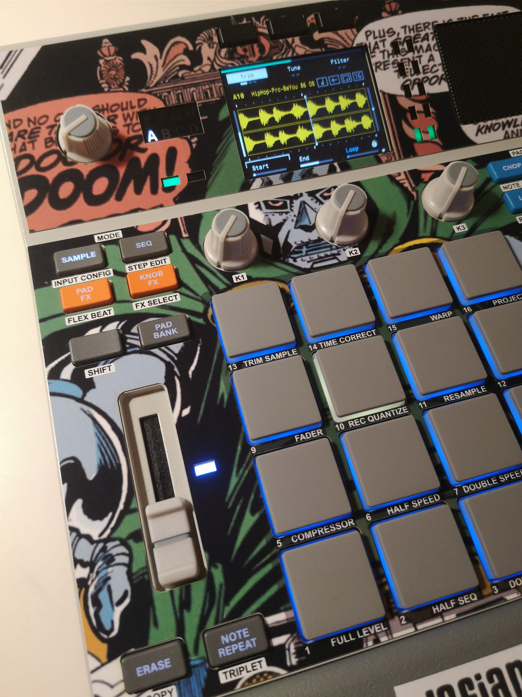 Doctor DOOM 03 - AKAI MPC Sample Skin