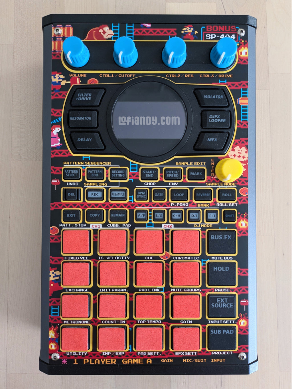 Donkey Kong - Roland SP-404 MKII Skin