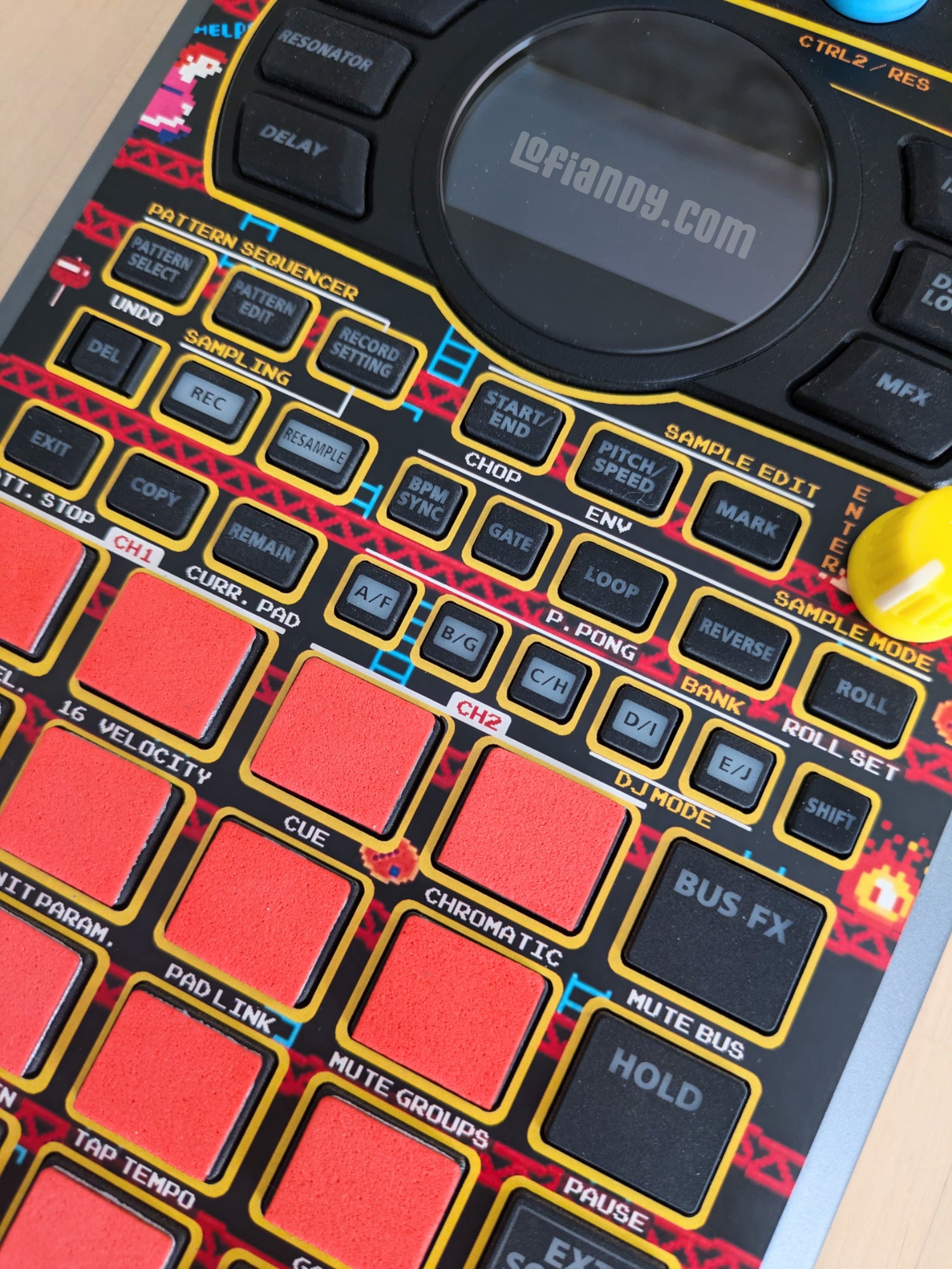 Donkey Kong - Roland SP-404 MKII Skin