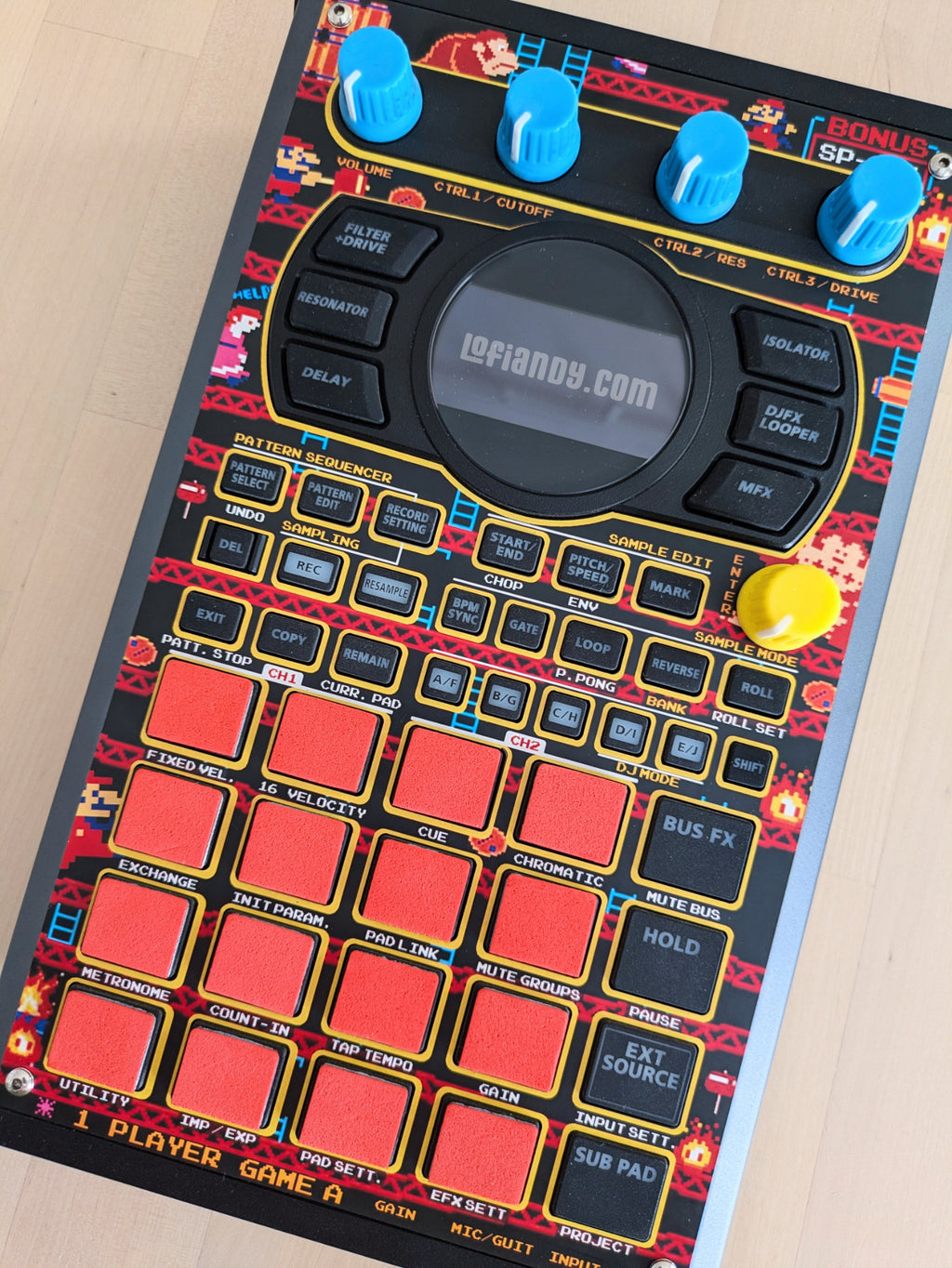 Donkey Kong - Roland SP-404 MKII Skin