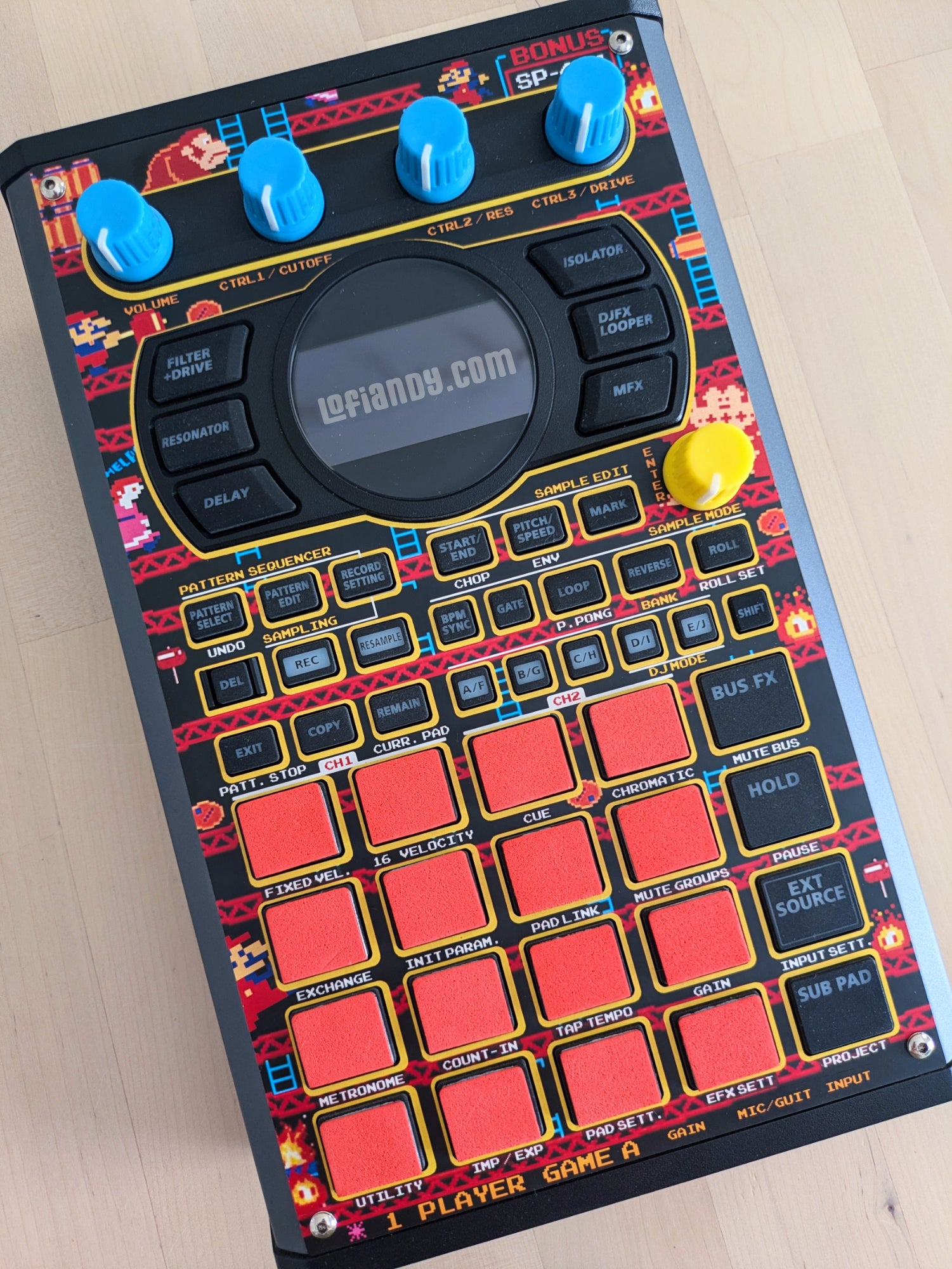 Donkey Kong - Roland SP-404 MKII Skin