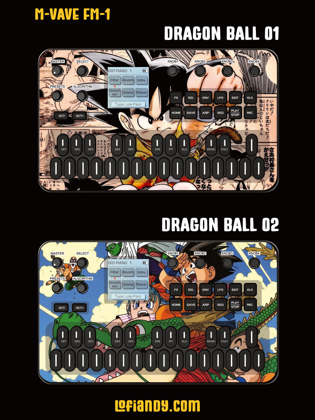 Dragon Ball 01-02 | M-VAVE FM-1 Skin - Lofi Andy