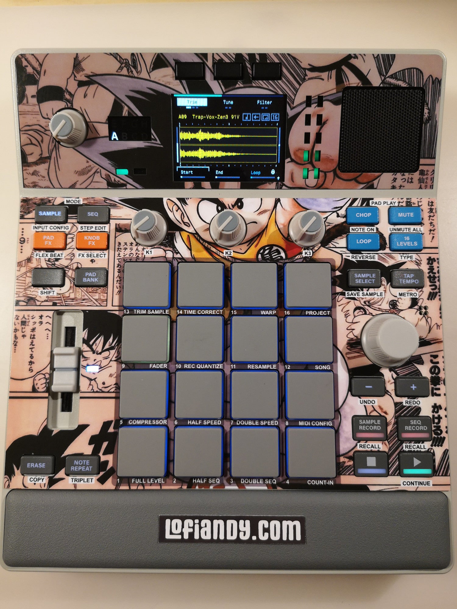 Dragon Ball Z -Manga - AKAI MPC Sample Skin