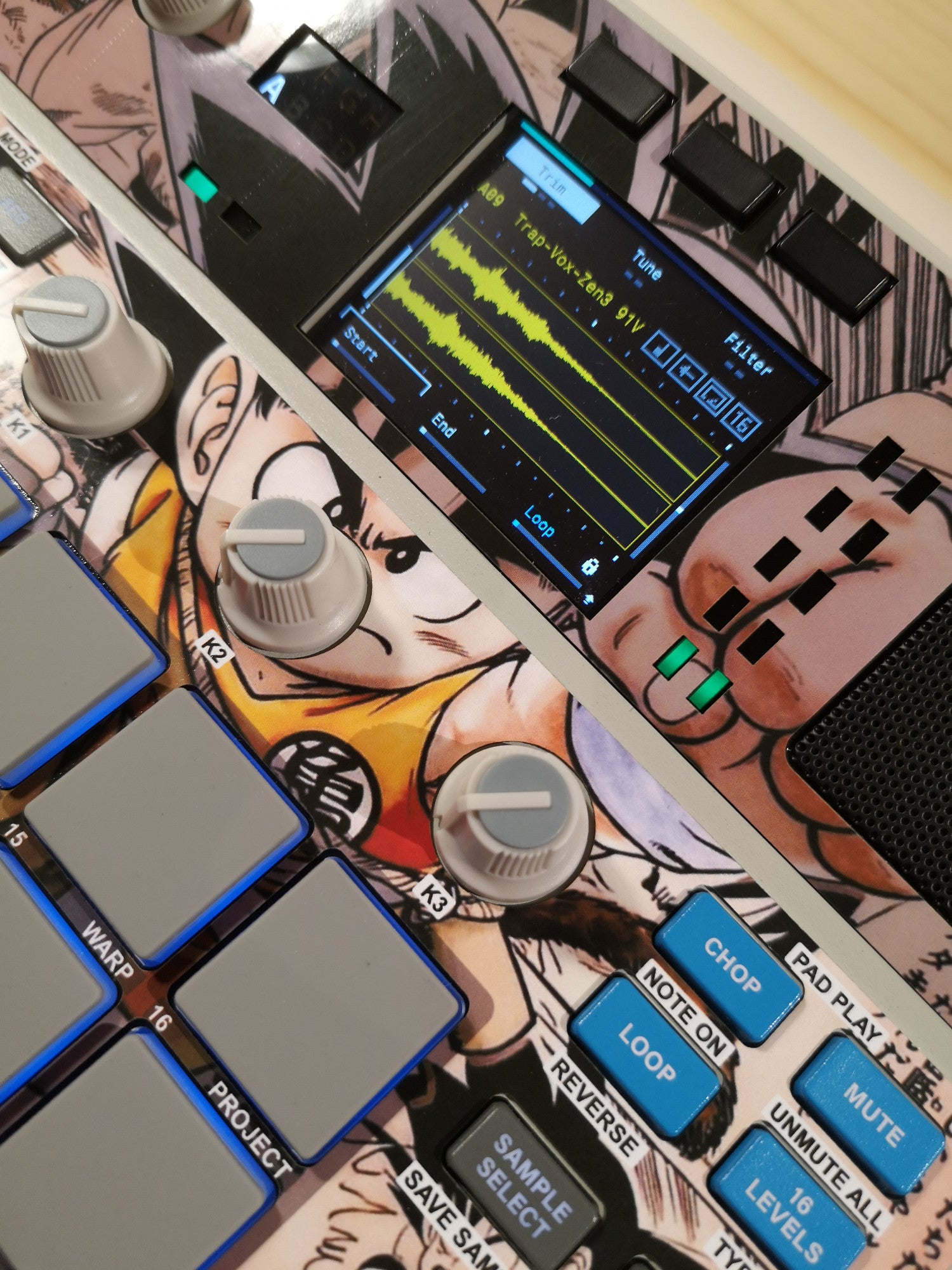 Dragon Ball Z -Manga - AKAI MPC Sample Skin