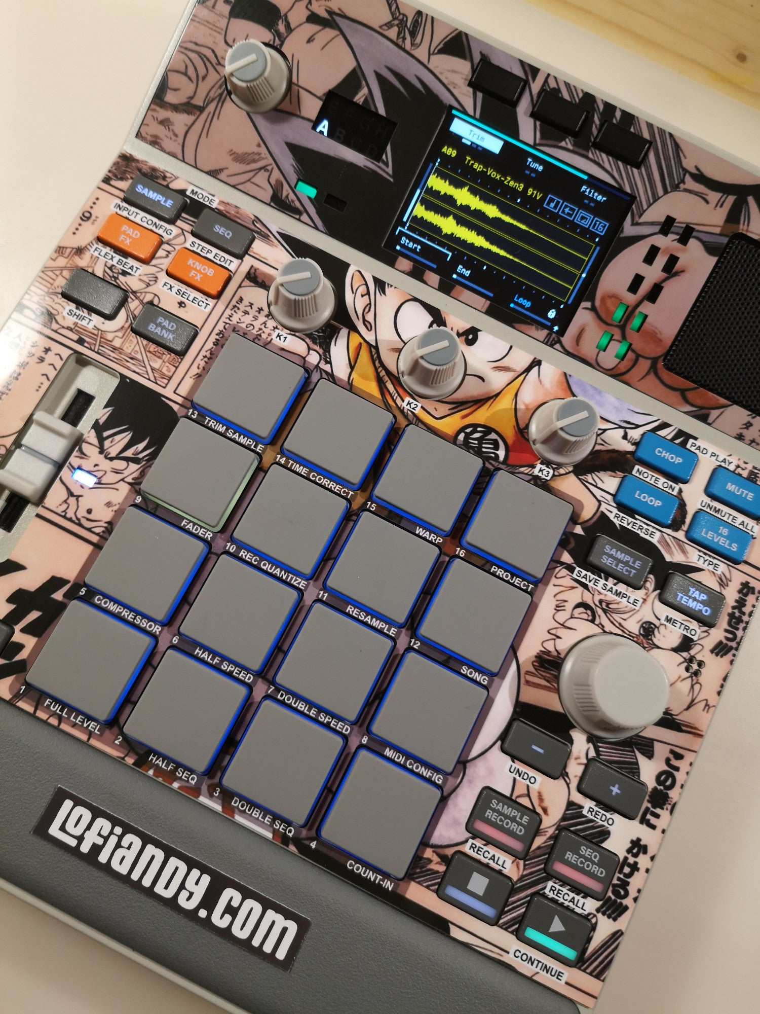Dragon Ball Z -Manga - AKAI MPC Sample Skin
