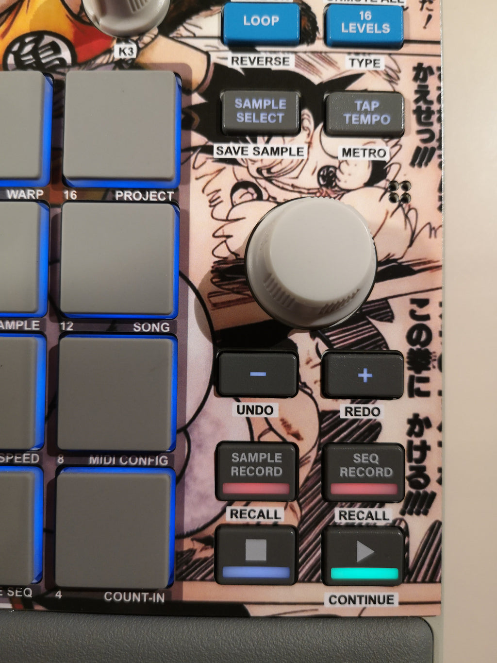 Dragon Ball Z -Manga - AKAI MPC Sample Skin