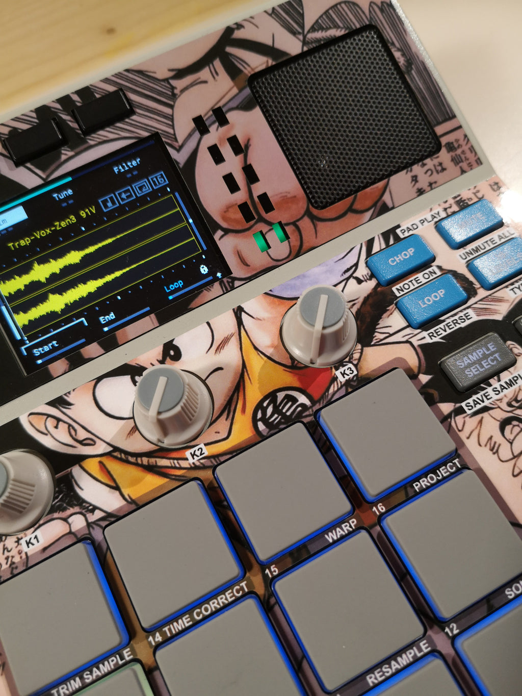 Dragon Ball Z -Manga - AKAI MPC Sample Skin