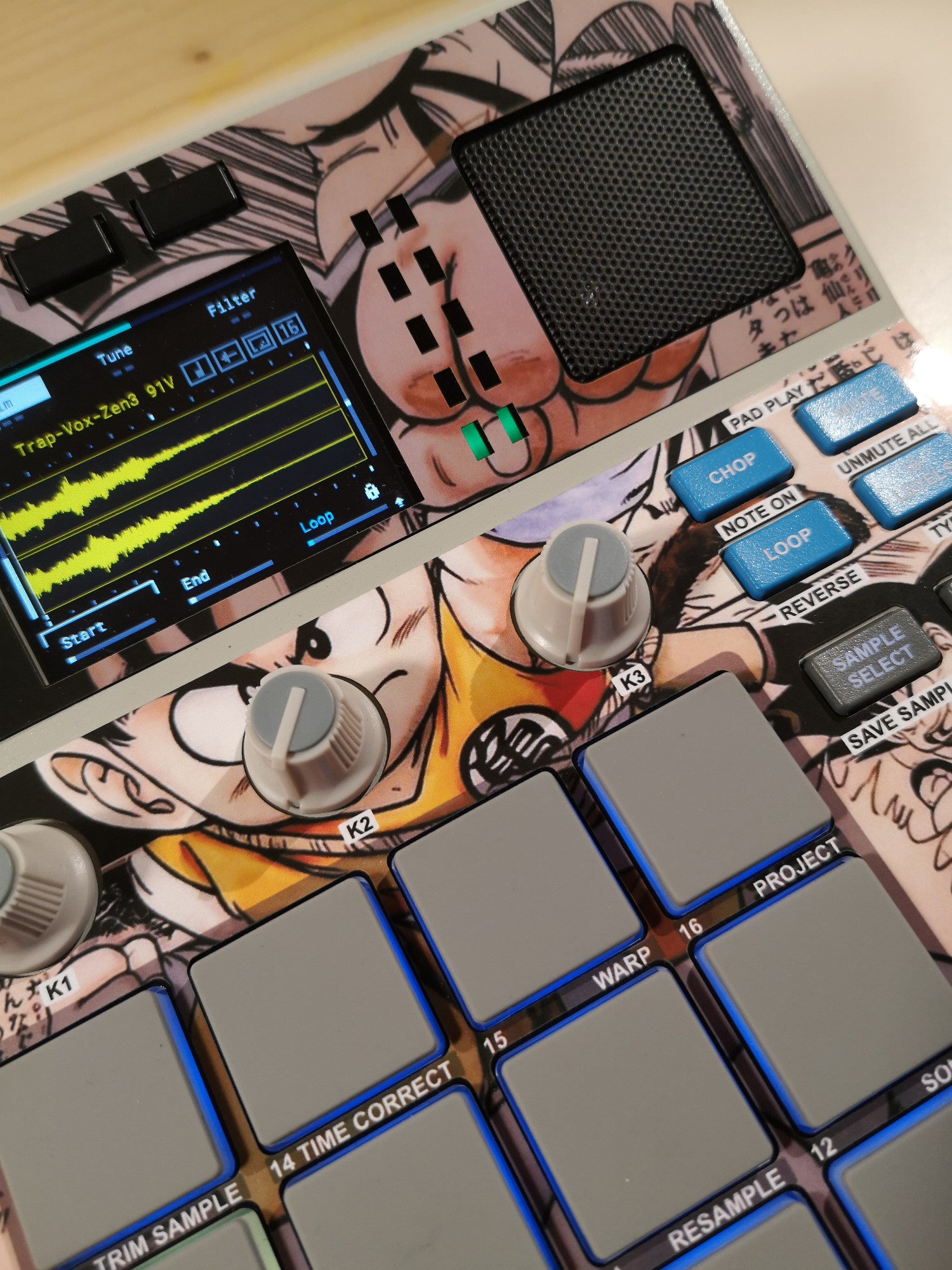 Dragon Ball Z -Manga - AKAI MPC Sample Skin