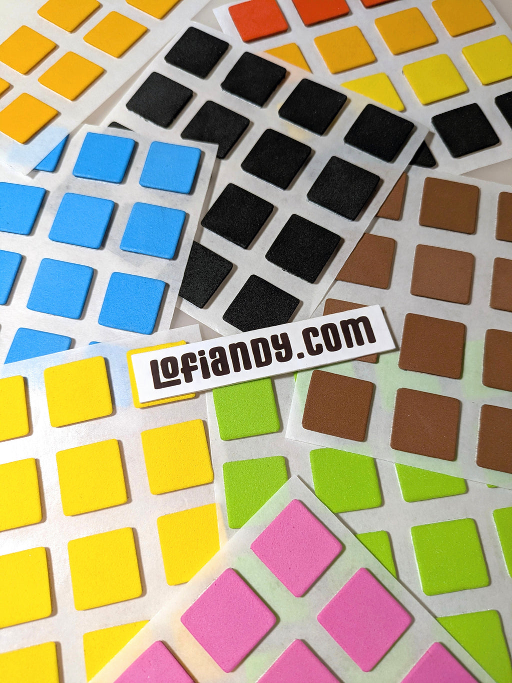 Sampler Colored Foam Pads